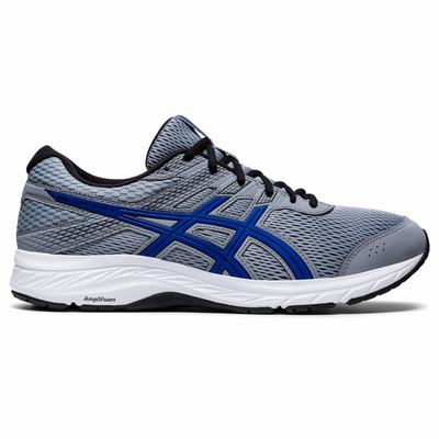 Asics Gel-Contend 6 - Miesten Juoksukengät - Harmaat/Sininen